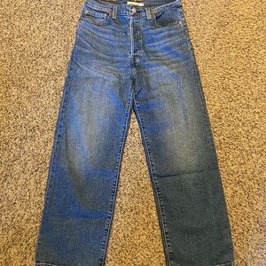 Levi’s ribcage straight jeans
